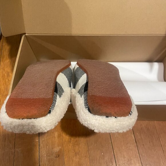 Rothy's The Scuff Slipper - Black Buffalo Check Size 8 - Picture 4 of 8